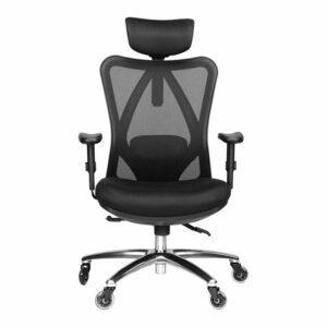 Geriausios biuro kėdės nugaros skausmui: „Duramont“ ergonomiška reguliuojama biuro kėdė