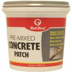 ตัวเลือกการปะคอนกรีตที่ดีที่สุด: Red Devil 0644 Pre-Mixed Concrete Patch