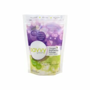 ตัวเลือกน้ำยาซักผ้าขาวที่ดีที่สุด: Savvy Green Oxygen Brightening Powder