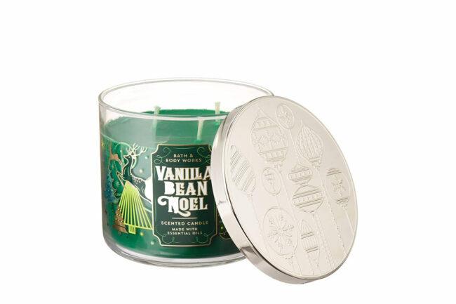 Det beste alternativet for julelys: Bath & Body Works Vanilla Bean Noel Candle