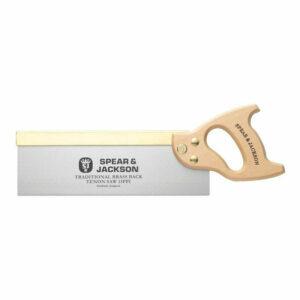 La mejor opción de sierra trasera: Spear & Jackson 9550B Traditional Brass Back Tenon