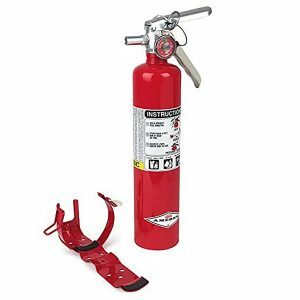 Melhores opções de extintores de incêndio: Amerex B417T, 2,5 libras ABC Dry Chemical Classe A B C Multiuso 2,5