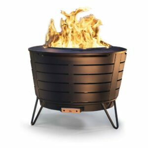 La mejor opción de pozo de fuego sin humo: pozo de fuego de bajo humo de acero inoxidable de 25 pulgadas de la marca TIKI