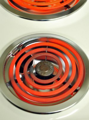 Как чистить верхнюю часть электрической плиты - электрические спиральные горелки