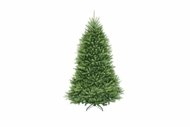 Najboljša možnost umetnih božičnih dreves: Počitniški poudarki doma 7,5 ft jelka Dunhill Neosvetljena
