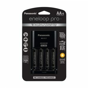 A melhor opção de baterias recarregáveis ​​Baterias AA Eneloop Pro da Panasonic