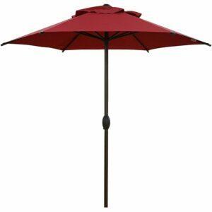 En İyi Veranda Şemsiyesi Seçeneği: Abba Veranda 7.5ft Veranda Şemsiyesi