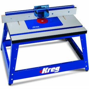 सर्वश्रेष्ठ राउटर टेबल विकल्प: Kreg PRS2100 बेंच टॉप राउटर टेबल