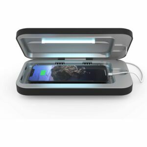 Nejlepší možnost sterilizátoru ultrafialového světla: Sanitizer a nabíječka pro smartphone SmartSoft 3 UV