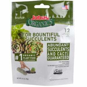 Možnost nejlepšího hnojiva pro sukulenty: Jobe's 06703 Suculent Fertilizer Spikes