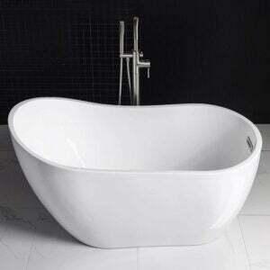 Den bedste mulighed for fritstående badekar: Woodbridge 54-tommer akryl-badekar