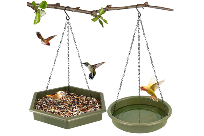 Pregled ponudb 1:24 Možnost: SWSMSZ viseča kopel za ptice in hranilnik