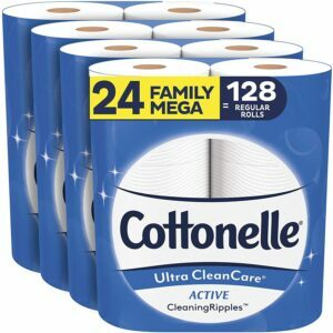 საუკეთესო ტუალეტის ქაღალდი სეპტიკური ვარიანტისთვის: Cottonelle Ultra CleanCare რბილი ტუალეტის ქაღალდი
