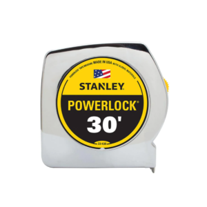 安価なツールオプション：Stanley 30 ft-PowerLockテープ