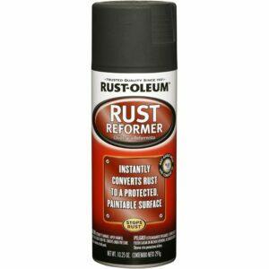 Cele mai bune opțiuni pentru convertorul de rugină: Rust-Oleum, spray negru de 10,25 oz Rust Reformer
