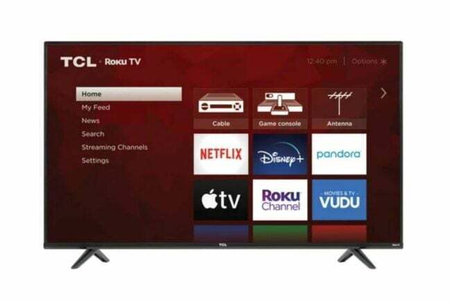 A melhor opção de vendas de Natal: Smart Roku TV TCL 55 " 4K UHD HDR