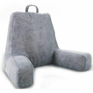 Лучший вариант подушки для чтения: большая плюшевая подушка для чтения из тертой пены Ziraki