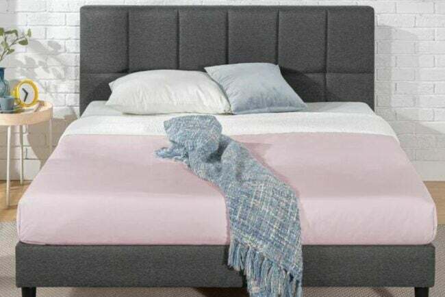 La mejor opción de camas tapizadas: cama tapizada Latitude Run Suhavi