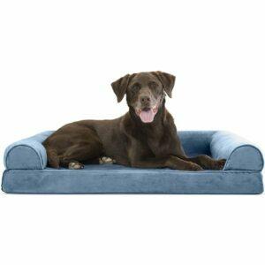 האפשרות הטובה ביותר למיטות כלבים: Furhaven Pet - ספה אורתופדית בסגנון ספה