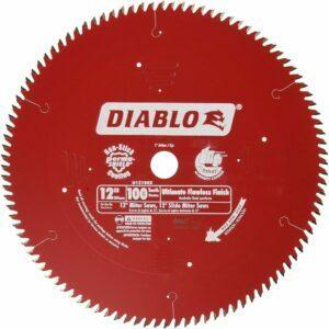 A melhor lâmina de serra para cortar opções de piso laminado: Freud D12100X 100 Tooth Diablo Ultra Fine Circular