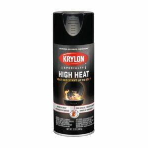 A legjobb permetfesték fém opcióhoz: Krylon K01618777 High Heat Satin Black