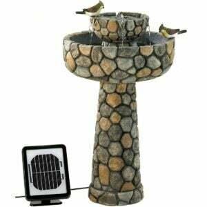 Najlepsza opcja solarnych fontann do kąpieli dla ptaków: Accent Plus Welling Well Solar Fountain
