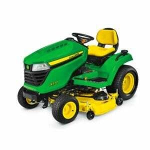 La meilleure option de tracteurs de pelouse John Deere: Tracteur de pelouse John Deere X570 avec plate-forme de 54 pouces