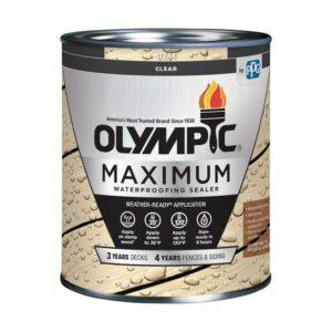 The Best Deck Sealer Option: Olympic Stain 56500-04 Maximum Waterproofing Sealant