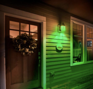 Co znamená zelené světlo na verandě?