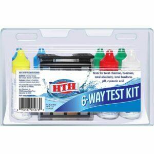 A melhor opção de kit de teste de piscina: HTH 1273 Kit de teste de 6 vias para piscina testador químico