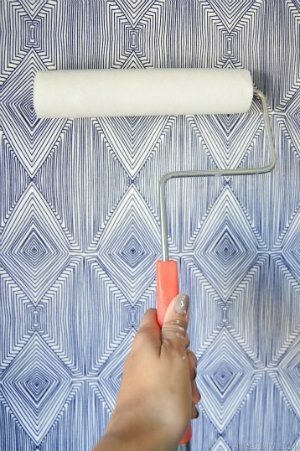 Cómo hacer papel tapiz - Método temporal
