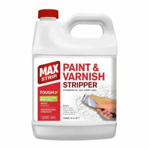 De beste optie voor vloeibare schuurmachine Deglosser: MAX Strip Paint & Varnish Stripper