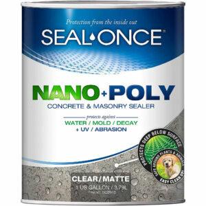 A melhor opção de selador de concreto: SEAL-ONCE SO7910 Nano + poli selador de concreto e alvenaria