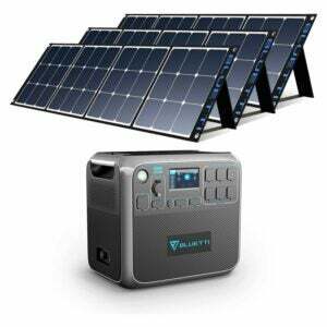 أفضل خيار للألواح الشمسية: Bluetti AC200P محطة طاقة محمولة مزودة بألواح