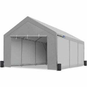 Cea mai bună opțiune de carport: Carport modernizat de 20' x 12' peaktop în aer liber