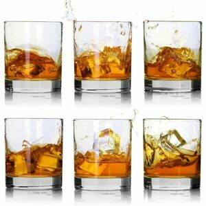 Najboljša možnost kozarcev za viski: LUXU kozarci za viski-Premium 11 OZ Kozarci Set 6