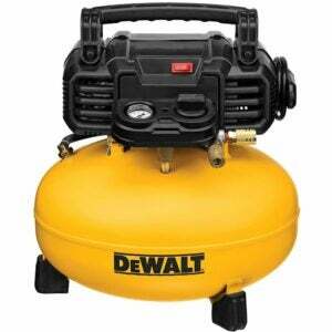 A melhor opção de compressores de ar para garagens domésticas: DeWalt Heavy-Duty Pancake Compressor