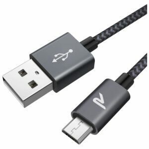 Лучший вариант зарядного кабеля: кабель RAMPOW Micro USB [6,5 фута]