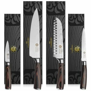 Najbolja opcija japanskog seta noževa: Kessaku set od 4 noža - serija samuraja