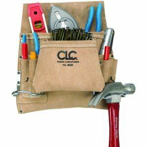 Nejlepší dárky pro pracovníky ze dřeva Možnost: CLC Custom Suede Carpenter's Nail And Tool Bag