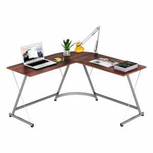 Det beste alternativet i L-formet skrivebord: Le Crozz SHW L-Shape Corner Desk
