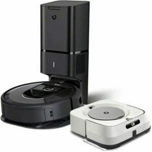 Det bästa alternativet för robotmopp: iRobot Roomba i7+ vakuum med Braava Jet M6 mopp