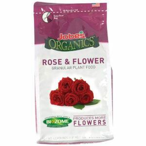 Najlepsze opcje nawozów do róż: Jobe 09423 Organics Flower & Rose