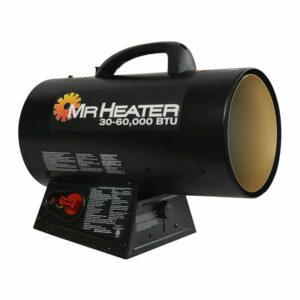Лучший вариант пропанового обогревателя: портативный пропановый обогреватель Mr. Heater мощностью 60 000 БТЕ