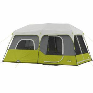Meilleures options d'équipement de camping: Tente de cabine instantanée CORE pour 9 personnes - 14' x 9'