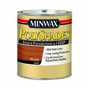 A melhor opção de tinta para madeira: Minwax Polyshades Stain & Polyurethane