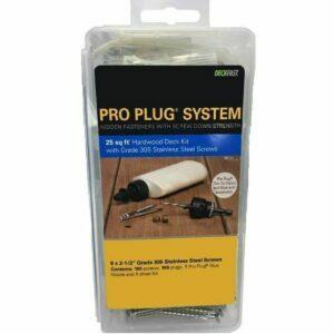 De beste optie voor verborgen terrasbevestigingen: Starborn Pro Plug System Wood Deck Kit