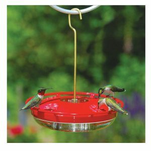 Bästa Hummingbird Feeder -alternativ: Aspekter HummZinger HighView 12 Oz Hanging Hummingbird Feeder