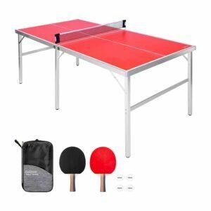 La meilleure option de table de ping-pong: ensemble de jeu de tennis de table GoSports de taille moyenne