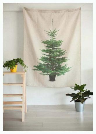 Etsy karácsonyfa alternatívák falra függő karácsonyfa
